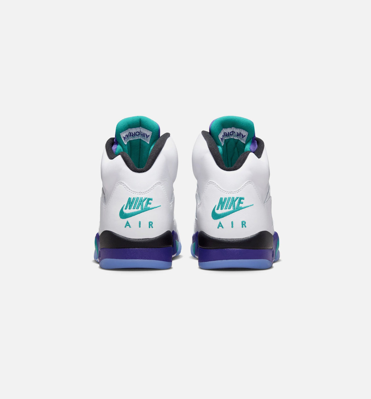 Air Jordan 5 Retro Grape Men's Lifestyle Shoe – White / New Emerald / Grape Ice / Black