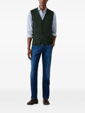 Hackett London button-up sleeveless cardigan