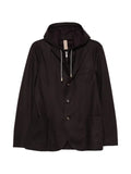 Eleventy hooded layered jacket