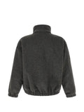 Song For The Mute half-zip logo-patch sweater