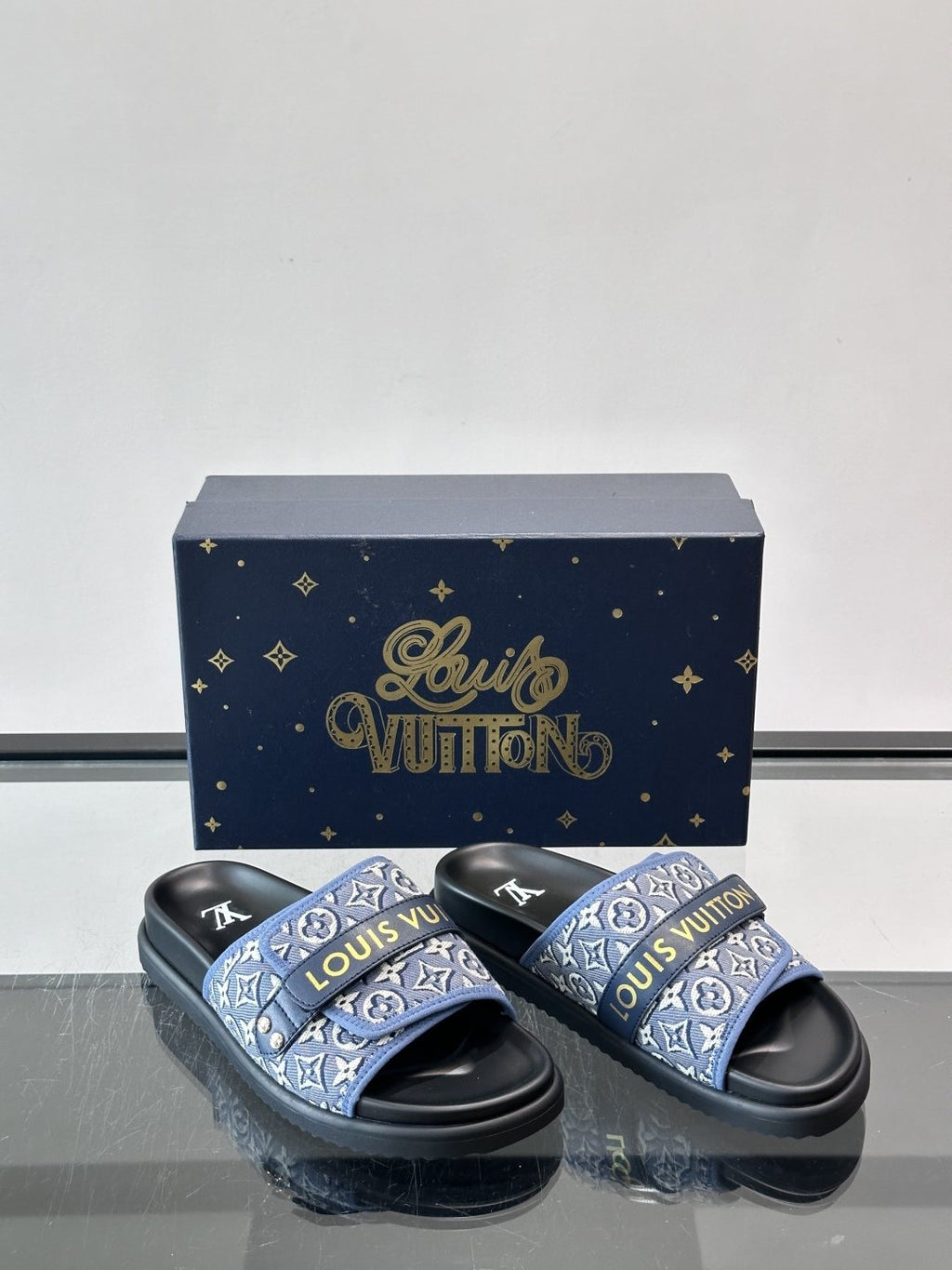 Louis Vuitton Two-Strap Slide Sandals - Open Toe